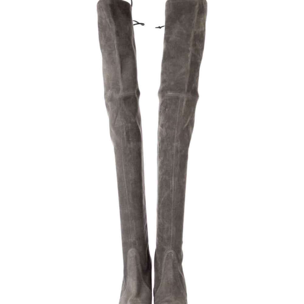 Stuart Weitzman Gray Over-the-Knee Boots